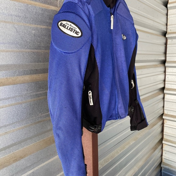 Joe Rocket Blue Motorcycle Jacket - Picture 2 of 4